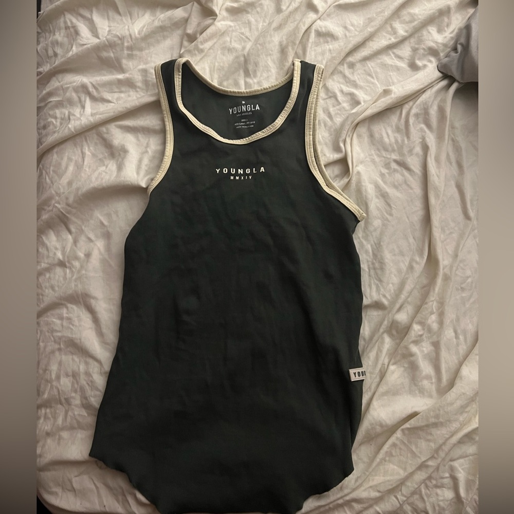 Young la rocket tank small green